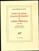 Lettres de prison à Lucette Destouches et à maître Mikkelsen, 1945-1947.. CELINE Louis-Ferdinand ...//... Louis-Ferdinand Céline.