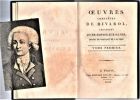 Oeuvres complètes de Rivarol, précédées d'une notice sur sa vie, ornées d'un portrait de l'auteur.. RIVAROL .//. Antoine de Rivarol (1753-1801).
