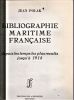 Bibliographie maritime française : depuis les temps les plus reculés jusqu'à 1914.. POLAK Jean ...//... Jean Polak (1907-1993).