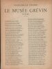 Le Musée Grévin. Poème.. [ARAGON] François La Colère