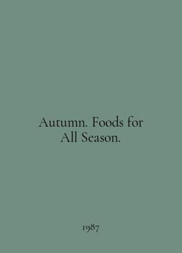 Autumn. Foods for All Season. In English /Autumn. Foods for All Season.. undefined