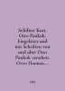 Schifner Kurt. Otto Pancok. Eingeltitet und mit Schriften von und uber Otto Pan. 