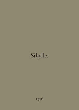 Sibylle. In English /Sibylle.. undefined