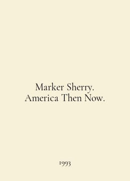 Marker Sherry. America Then Now. In English /Marker Sherry. America Then Now.. undefined
