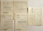 Lot 18 L.S. + 4 lettres autographes signées André Tardieu (1876-1945) Correspondance à Sisley Huddleston. Tardieu (André)