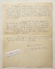 Lot 3 L.A.S Jacques Chardonne (1884-1968) Lettres autographes signées à Louis Guitard. Chardonne (Jacques)