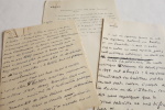 Lot 3 documents manuscrits Anatole de Monzie (1876-1947) Homme politique. Monzie (Anatole de)