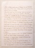 L.A.S. Jean-Paul Caracalla (1921-2019) Écrivain - Lettre autographe signée et souvenirs sur Jacques Chardonne. Caracalla (Jean-Paul)