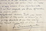 L.A.S Fernand Crommelynck (1886-1970) Lettre autographe signée . Crommelynck (Fernand)