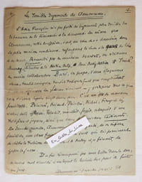"Les Terribles Jugements de Clemenceau" - Manuscrit autographe signé