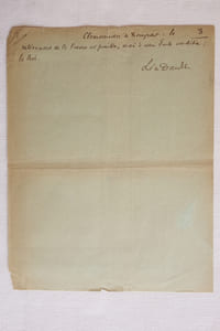 "Les Terribles Jugements de Clemenceau" - Manuscrit autographe signé