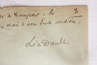 "Les Terribles Jugements de Clemenceau" - Manuscrit autographe signé