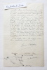 Lot 2 L.A.S Xavier Vallat (1891-1972) Lettres autographes signées à Louis Guitard [Loustaunau-Lacau]. Vallat (Xavier)