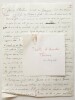 Manuscrit autographe André Thérive (1891-1967) [Demi-jour par Jacques Chardonne]. Thérive André