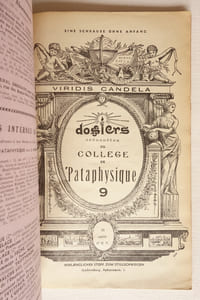 Traité des Queues - Dossiers acénonètes Collège de Pataphysique N° 9