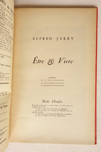 Être et Vivre - Dossiers acénonètes Collège de Pataphysique N° 8