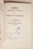 Statuts, Règlement & Coutumier du Cymbalum Pataphysicum - Monitoires du Cymbalum Pataphysicum n° 30 / Expectateur n° 27. Collectif (Collège de ...