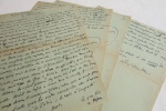 "La Fin Héroïque de Clemenceau" - Manuscrit autographe signé  Léon Daudet . Daudet (Léon)