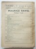 Hommage à Maurice Ravel . Collectif