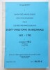 Inventaire chronologique des actes de mariages d'après les registres paroissiaux de Saint Christophe en Brionnais 1631-1792 . Benoit (Philippe)