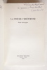 La prière chrétienne ; Étude théologique . Bernard (Charles André)