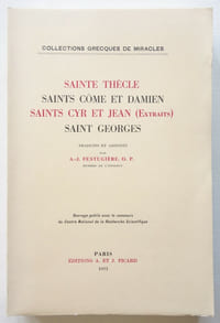 Sainte Thècle, Saints Côme et Damien, Saints Cyr et Jean (Extraits), Saint Georges