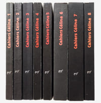 Cahiers Céline Tomes 1 à 8