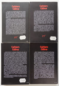 Cahiers Céline Tomes 1 à 8