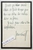 L.A.S. Henry de Jouvenel (1876-1935) Lettre autographe signée à Anatole de Monzie [Colette]. Jouvenel (Henry de)