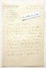 L.A.S. Jacques Bainville (1879-1936) Lettre autographe signée à Sisley Huddleston [Action Française]. Bainville (Jacques)