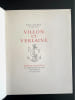 Villon et Verlaine. Paul VAL&Eacute;RY
