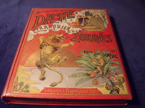 MERVEILLEUSES AVENTURES DE DACHE PERRUQUIER DES ZOUAVES.LIBRAIRIE FLAMARION .PARIS .1898.. DE SEMANT.PAUL.