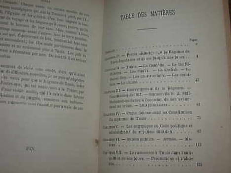 Essai sur la Régence de Tunis. FABRE (Joseph)