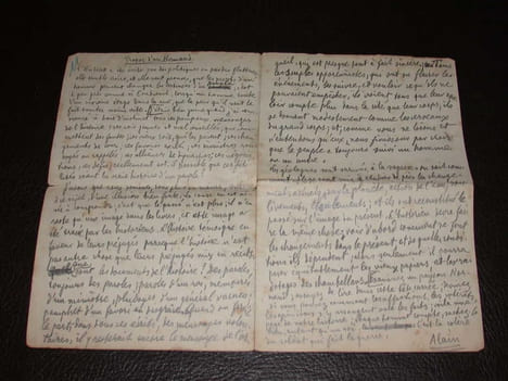 Les Cent un Propos d'Alain - Accompagné d'une lettre manuscrite. ALAIN