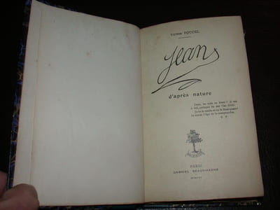 Jean d'après nature