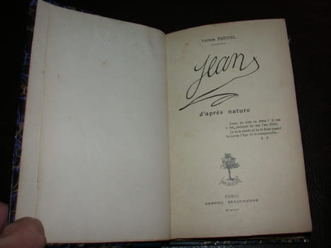 Jean d'après nature. POUCEL (Victor)