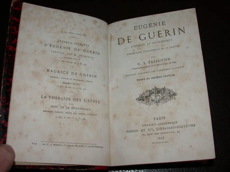 Eugénie De Guérin Journal et fragments. TREBUTIEN (G.S.)