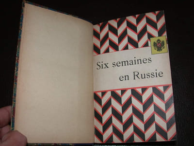 Six semaines en Russie. Sites Moeurs Beaux Arts Industrie Finances Exposition de Moscou