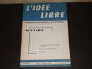 Revue "L'id&eacute;e libre" n&deg; 23. Mars 1966. 