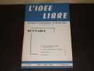Revue "L'id&eacute;e libre" n&deg; 22. F&eacute;vrier 1966. 
