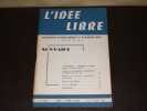 Revue "L'id&eacute;e libre" n&deg; 27. Juillet 1966. 