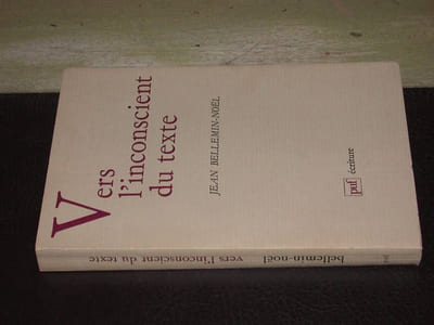 Vers l'inconscient du texte