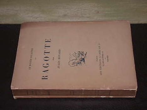 Ragotte - pointes sèches d'Eugène Corneau - Coll. "le musée du livre" n° 7 - Exemplaire Sur Japon. RENARD (Jules)