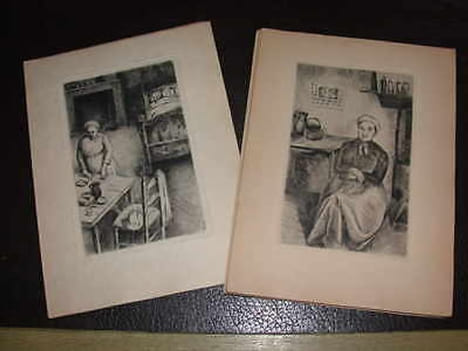 Ragotte - pointes sèches d'Eugène Corneau - Coll. "le musée du livre" n° 7 - Exemplaire Sur Japon. RENARD (Jules)