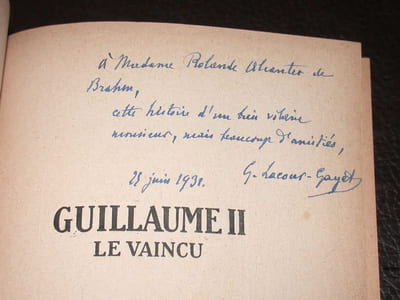 Guillaume II le vaincu - Avec envoi de l'auteur