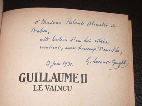 Guillaume II le vaincu - Avec envoi de l'auteur. LACOUR-GAYET G