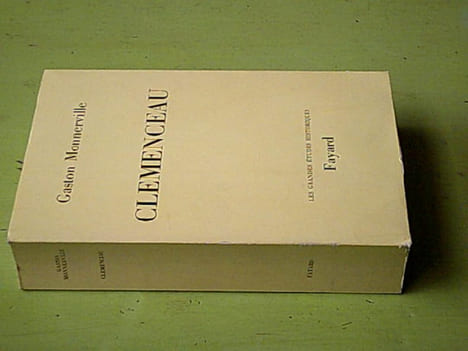 Clémenceau. MONNERVILLE Gaston