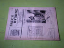 Revue "Salon hygi&egrave;ne" Ao&ucirc;t 1935. Salon de Provence. 