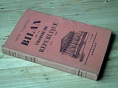 Bilan de la troisième république