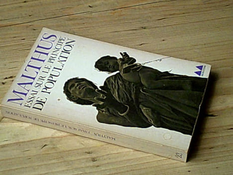 Essai sur le principe de population. MALTHUS Thomas-Robert